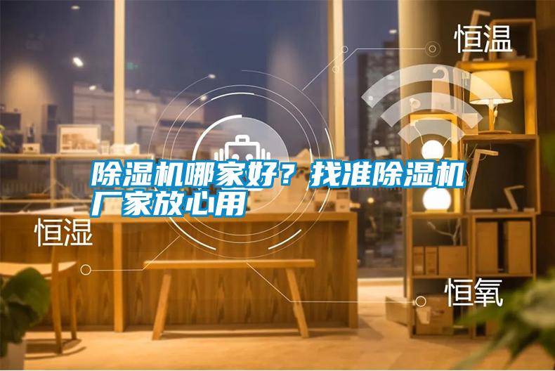 除濕機哪家好？找準除濕機廠家放心用