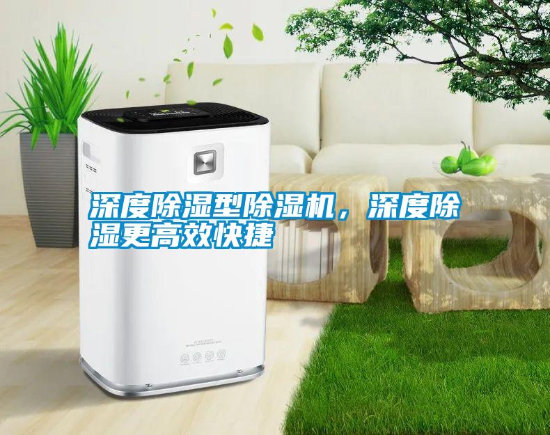 深度除濕型除濕機，深度除濕更高效快捷