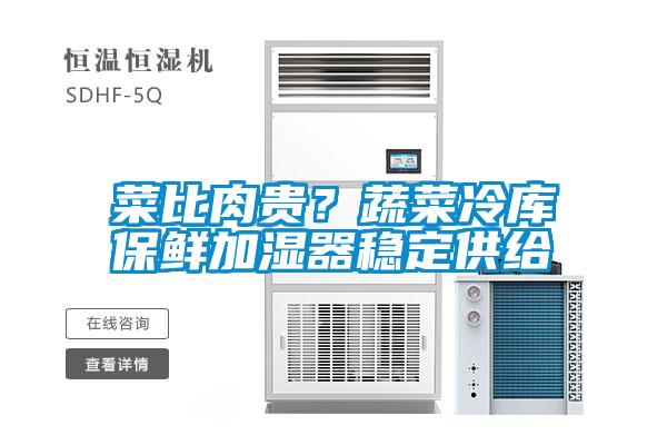 菜比肉貴？蔬菜冷庫(kù)保鮮加濕器穩(wěn)定供給
