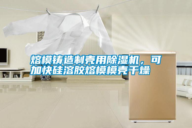 熔模鑄造制殼用除濕機(jī)，可加快硅溶膠熔模模殼干燥