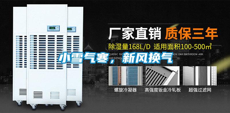 小雪氣寒，新風(fēng)換氣
