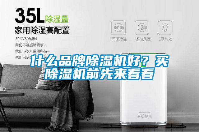 什么品牌除濕機好？買除濕機前先來看看