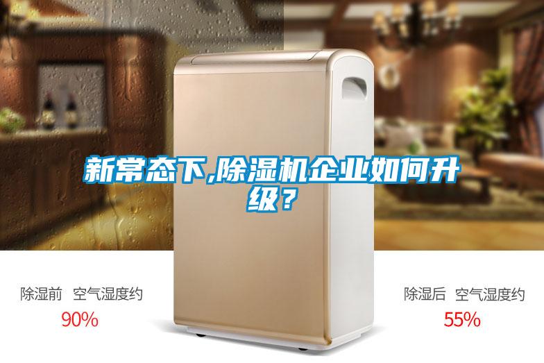 新常態下,除濕機企業如何升級？