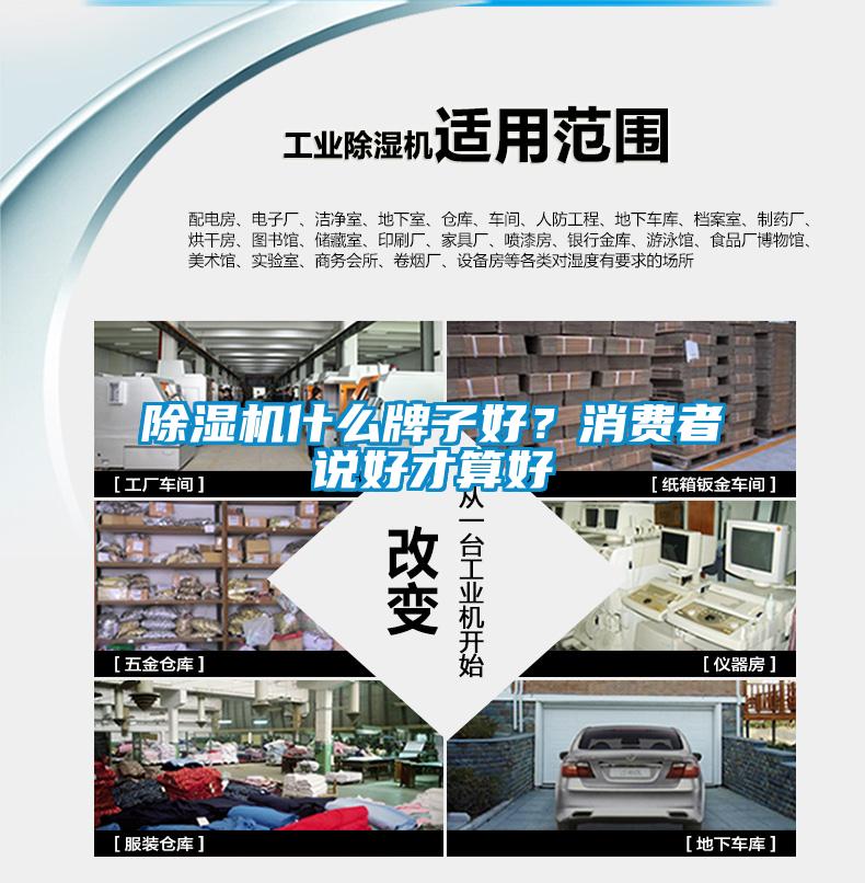 除濕機什么牌子好？消費者說好才算好
