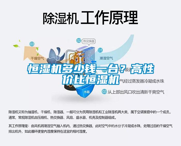 恒濕機多少錢一臺？高性價比恒濕機