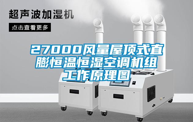 27000風量屋頂式直膨恒溫恒濕空調(diào)機組工作原理圖