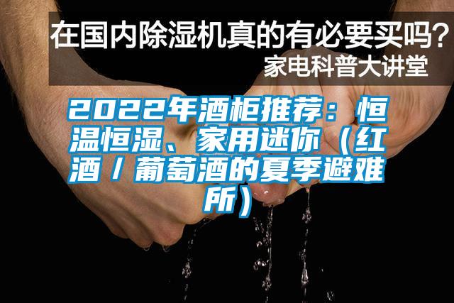 2022年酒柜推薦：恒溫恒濕、家用迷你（紅酒／葡萄酒的夏季避難所）