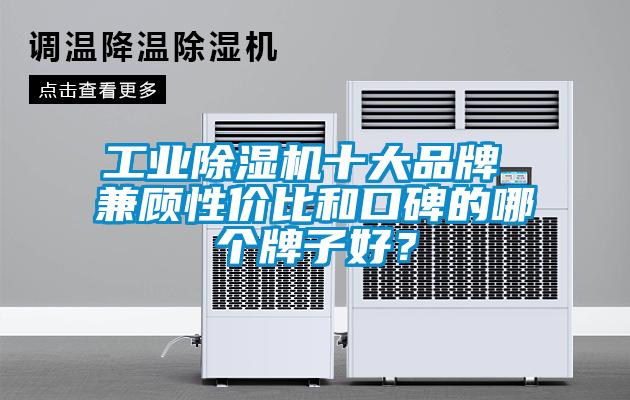 工業除濕機十大品牌 兼顧性價比和口碑的哪個牌子好？