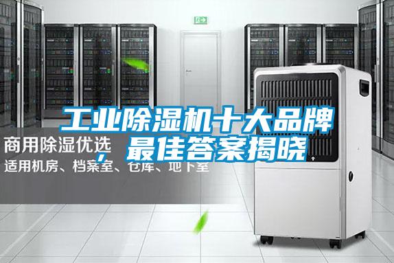 工業除濕機十大品牌，最佳答案揭曉