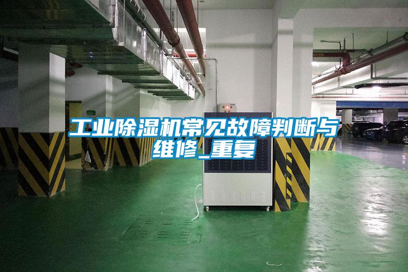 工業除濕機常見故障判斷與維修_重復
