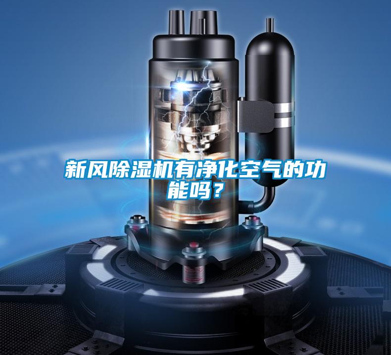 新風除濕機有凈化空氣的功能嗎？