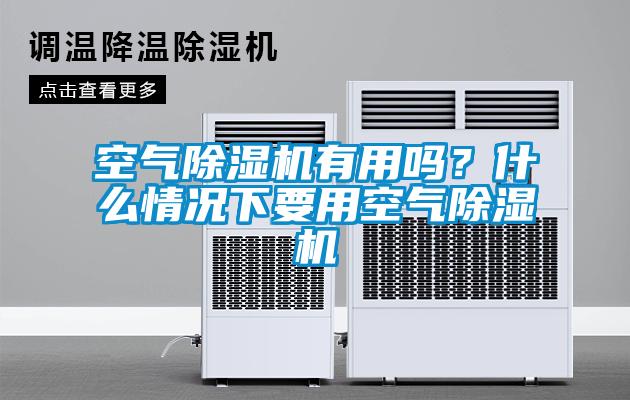 空氣除濕機有用嗎？什么情況下要用空氣除濕機