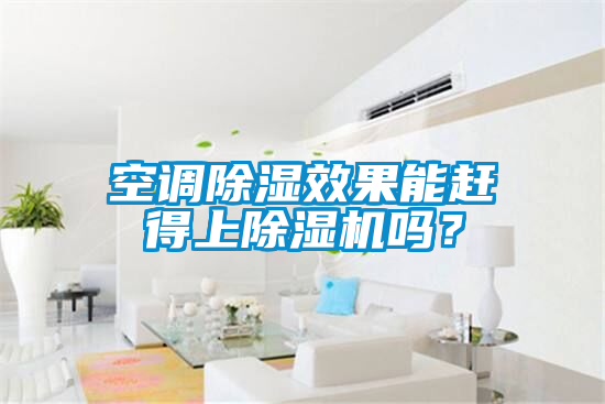 空調除濕效果能趕得上除濕機嗎？