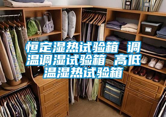 恒定濕熱試驗箱 調溫調濕試驗箱 高低溫濕熱試驗箱