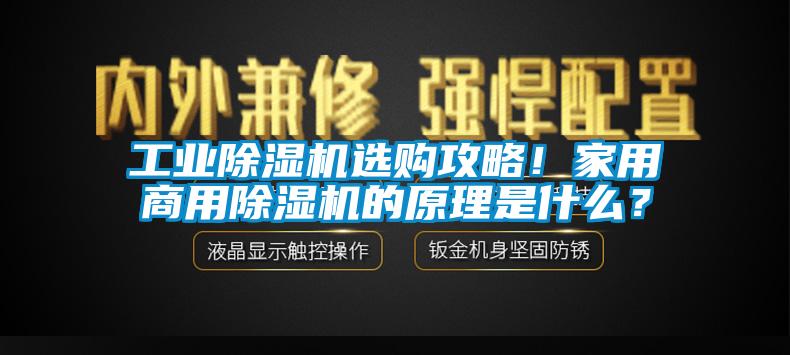工業除濕機選購攻略！家用商用除濕機的原理是什么？