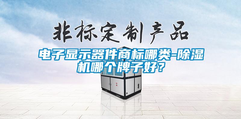 電子顯示器件商標哪類-除濕機哪個牌子好？