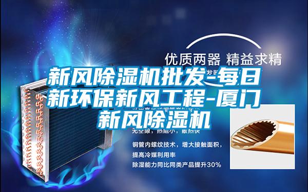 新風除濕機批發-每日新環保新風工程-廈門新風除濕機