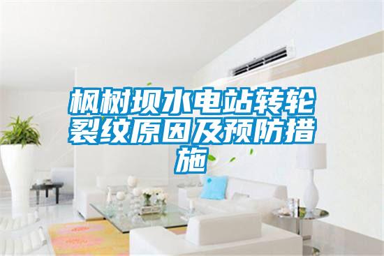 楓樹壩水電站轉輪裂紋原因及預防措施