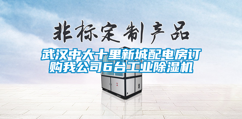 武漢中大十里新城配電房訂購我公司6臺工業除濕機