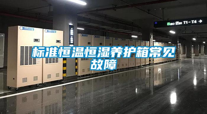 標準恒溫恒濕養護箱常見故障