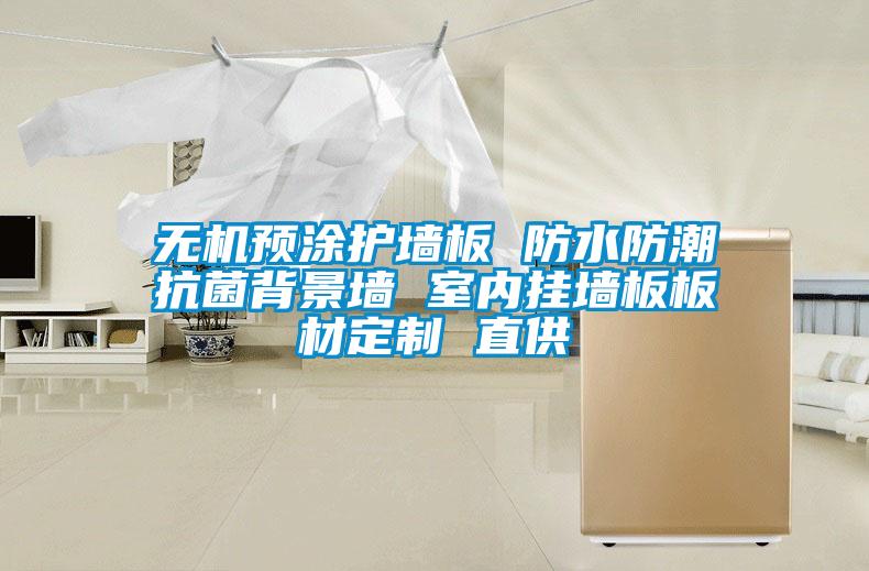 無機預涂護墻板 防水防潮抗菌背景墻 室內掛墻板板材定制 直供