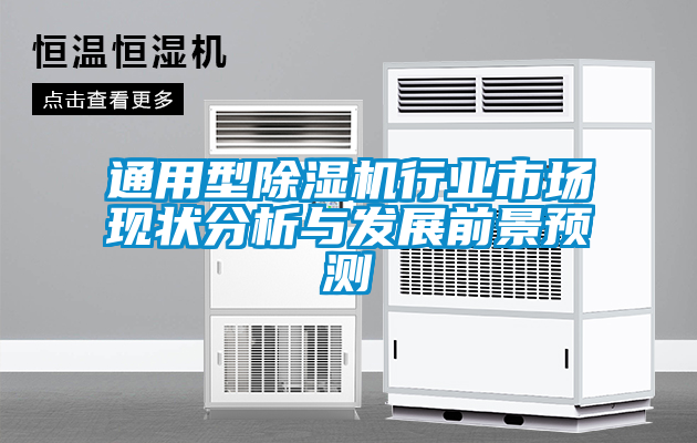 通用型除濕機(jī)行業(yè)市場現(xiàn)狀分析與發(fā)展前景預(yù)測
