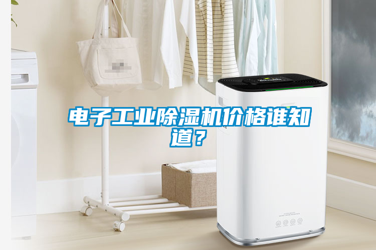 電子工業除濕機價格誰知道？