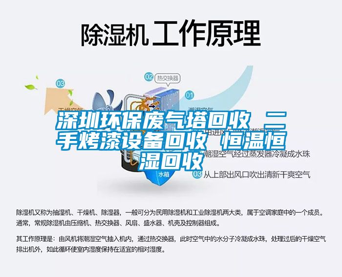 深圳環保廢氣塔回收 二手烤漆設備回收 恒溫恒濕回收