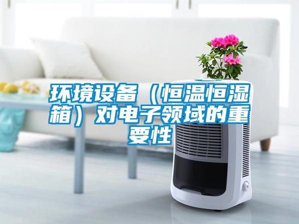 環境設備（恒溫恒濕箱）對電子領域的重要性