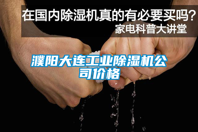 濮陽大連工業除濕機公司價格