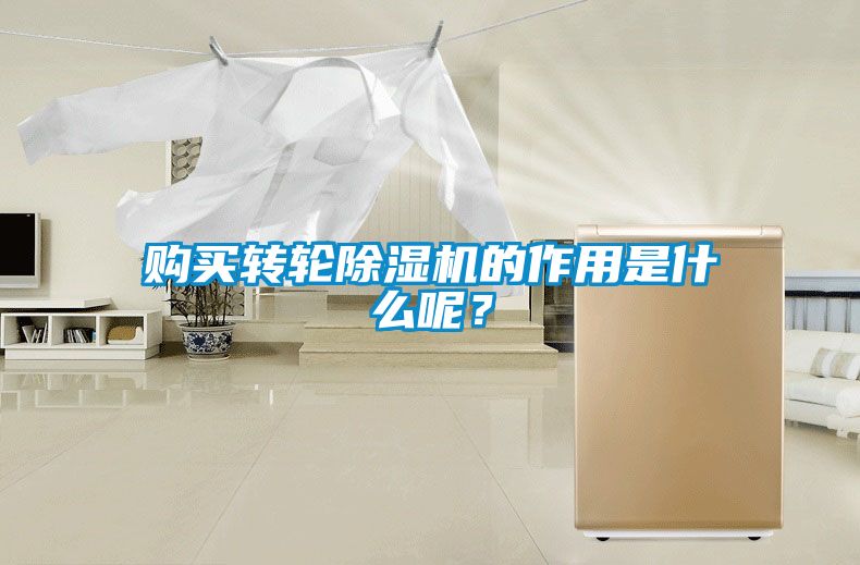購買轉輪除濕機的作用是什么呢？