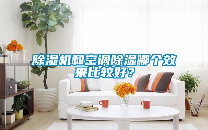 除濕機和空調除濕哪個效果比較好？