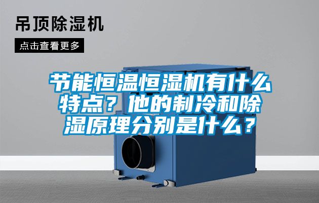 節能恒溫恒濕機有什么特點？他的制冷和除濕原理分別是什么？