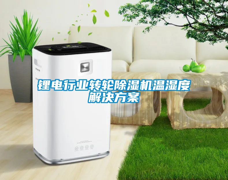 鋰電行業(yè)轉(zhuǎn)輪除濕機溫濕度解決方案