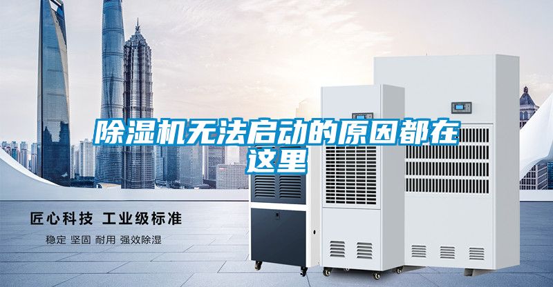 除濕機(jī)無法啟動(dòng)的原因都在這里